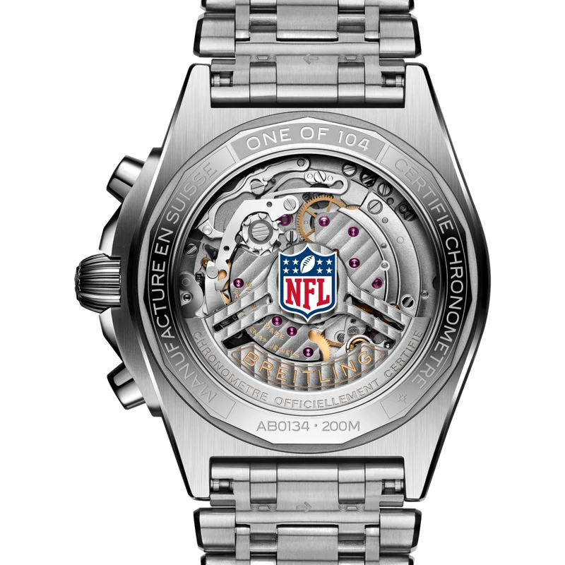 Chronomat B01 NFL Cleveland Browns Limited Edition 42mm - Brown on Bracelet