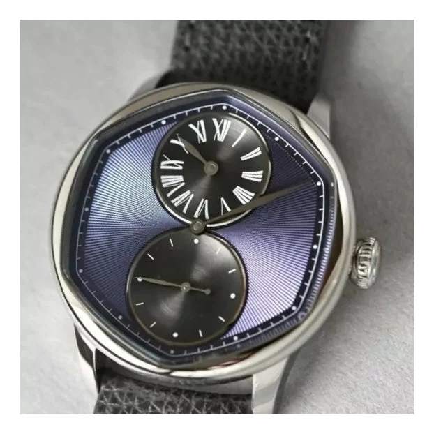 Le Régulateur Louis Erard x Cédric Johner Mauve 39mm - Purple on Leather Strap