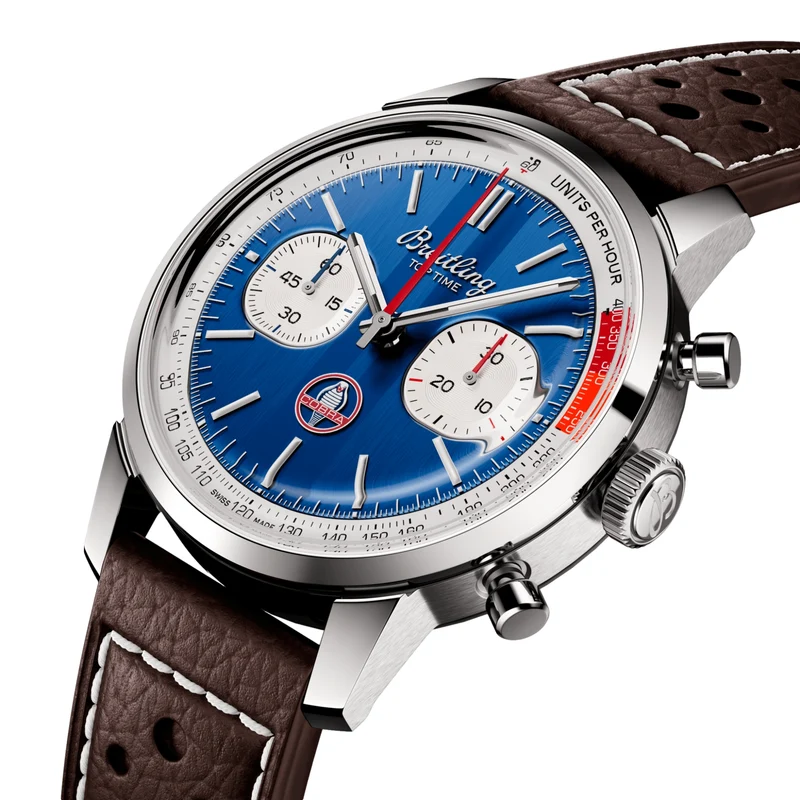 Top Time B01 Shelby Cobra 41mm - Blue on Leather Strap