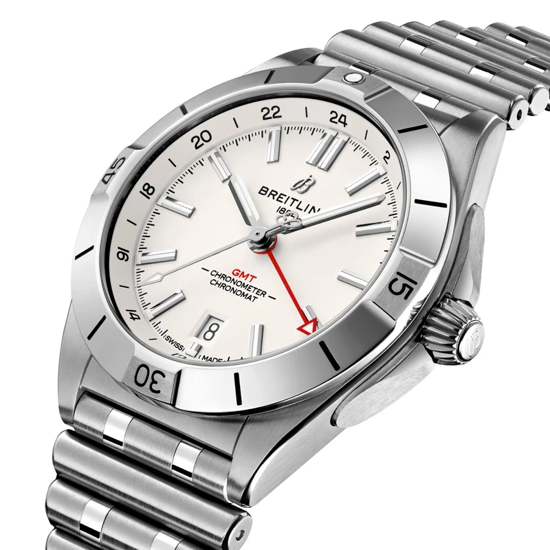 Chronomat Automatic GMT 40mm - White on Bracelet