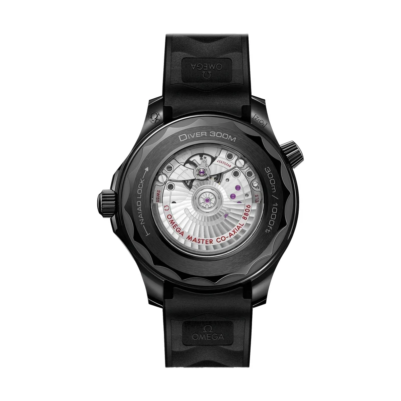 Seamaster Diver 300M Ceramic 43.5mm - Black on Rubber Strap