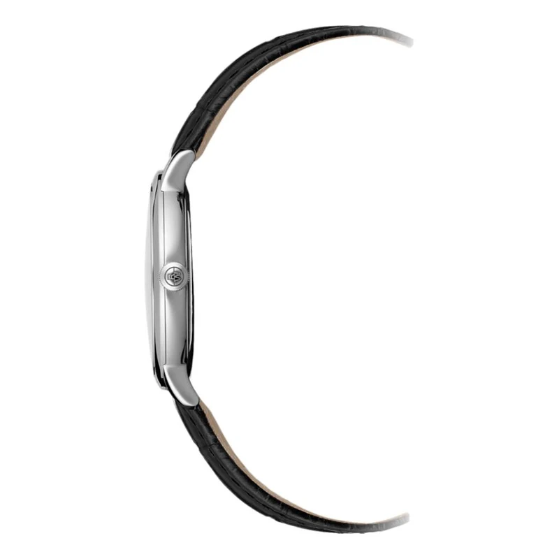 Toccata Classic Quartz 39mm - White on Leather Strap