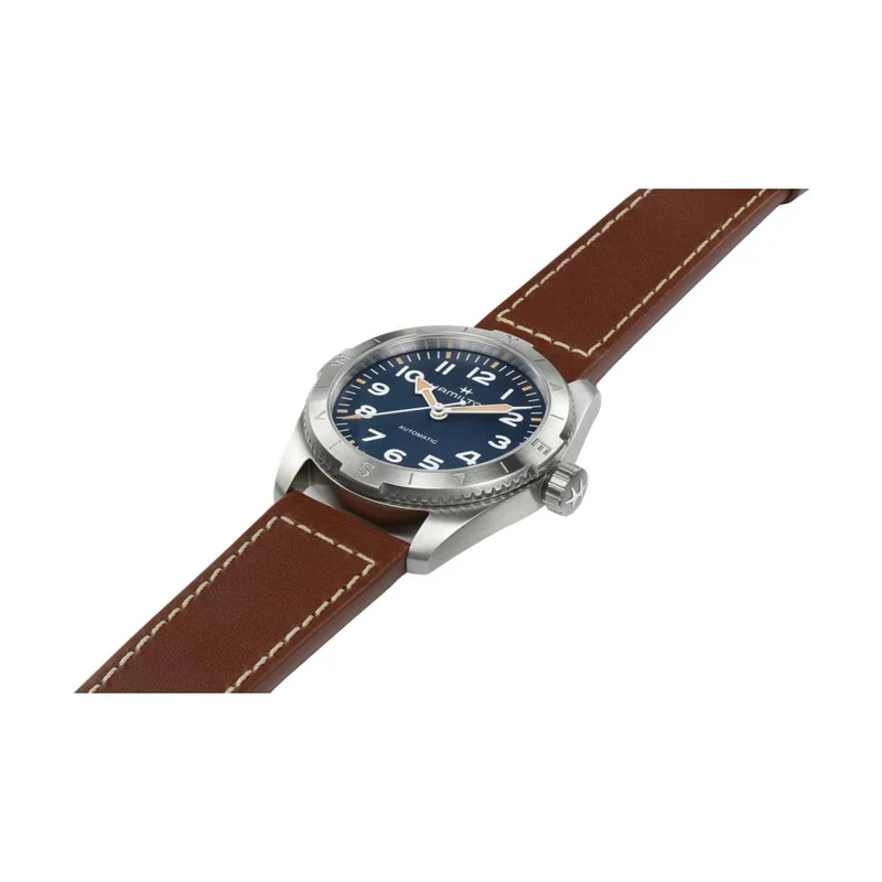 Khaki Field Expedition 37mm - Blue on Strap
