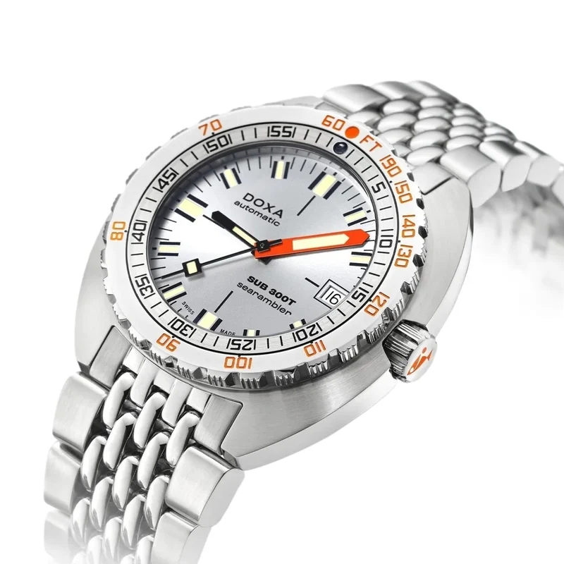 SUB 300T Searambler 42.5mm - Silver on Bracelet