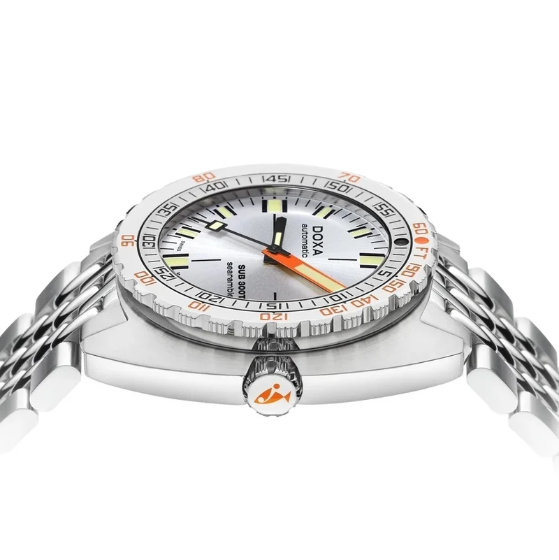 SUB 300T Searambler 42.5mm - Silver on Bracelet