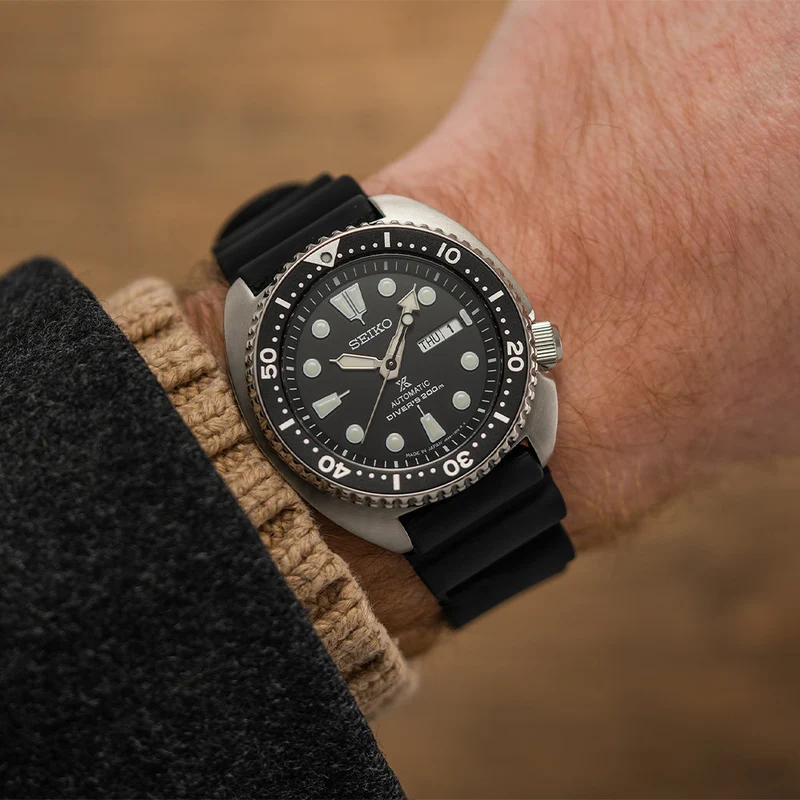 SRPE93 Prospex Automatic Diver 45mm - Black on Rubber Strap