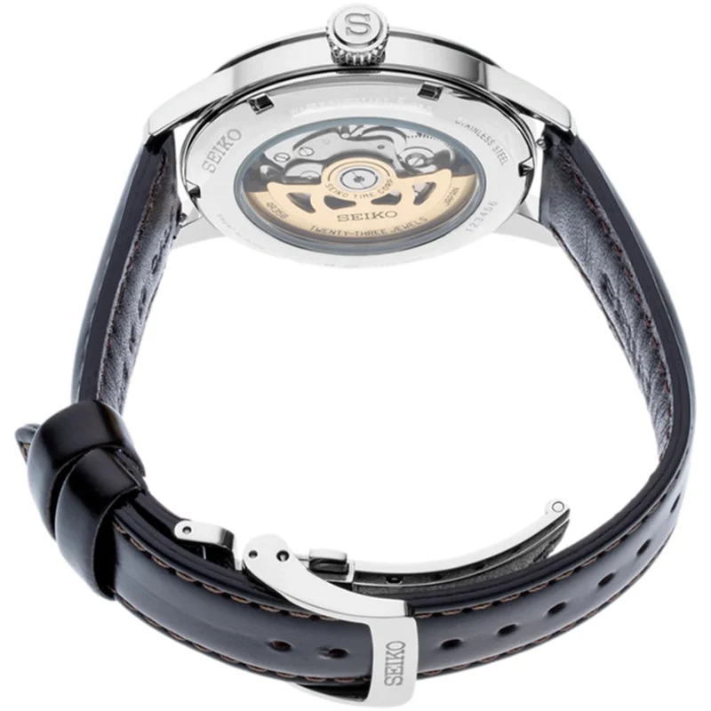 SRPD37 Presage Cocktail Time 40.5mm - Green on Leather Strap