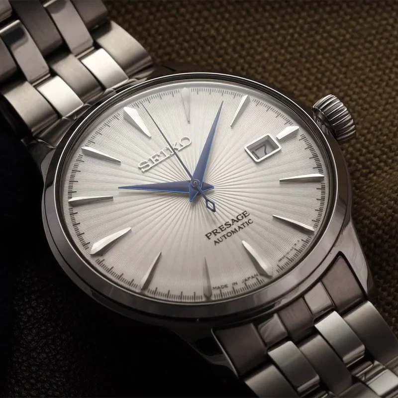 SRPB77 Presage Cocktail Time 40.5mm - Silver on Bracelet