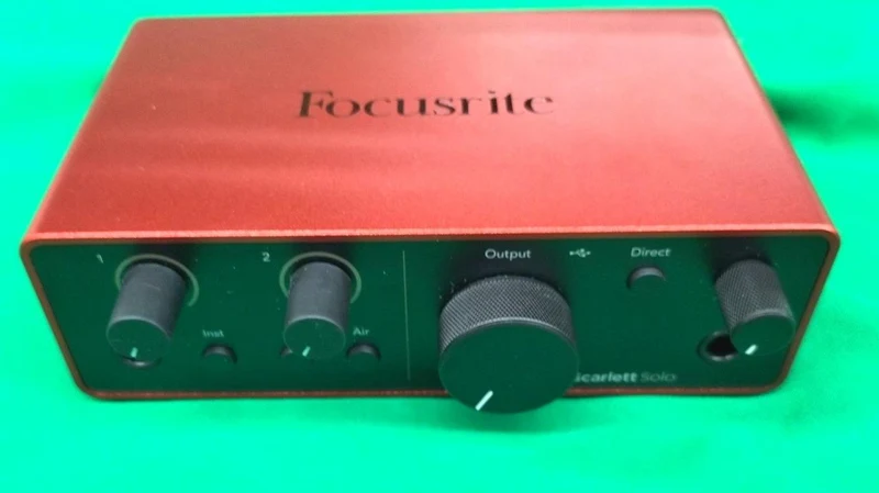 FOCUSRITE Audio-Interface: SCARLETT SOLO 4. Generation