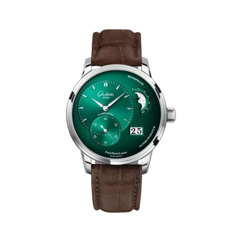PanoMaticLunar 40mm - Green on Strap