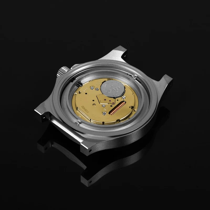 Jeep Willy's SSGPQ Officer's Quartz 41mm - Black on Leather Strap