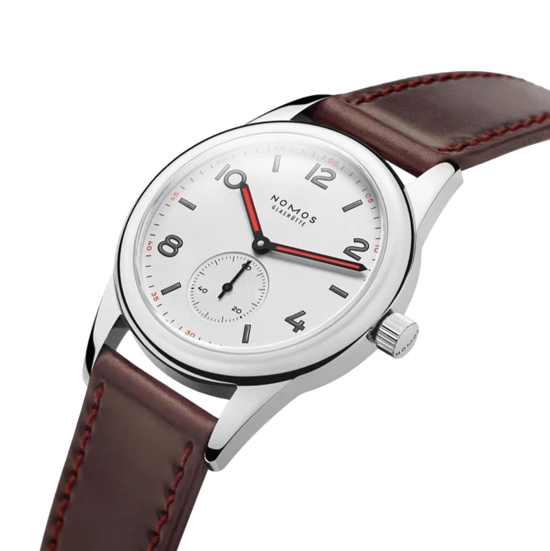 Club White Dial 36mm Sapphire Crystal Glass Back