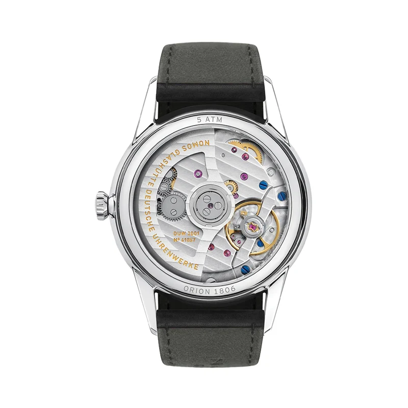 Orion Neomatik Sapphire Back 36mm - Black on Strap