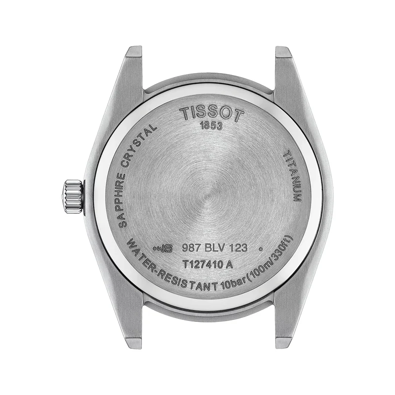 Gentleman Quartz Titanium 40mm - Blue on Bracelet