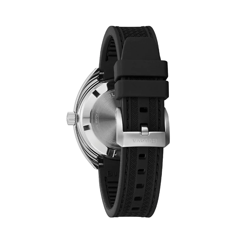Devil Diver 41mm - Orange Rubber Strap