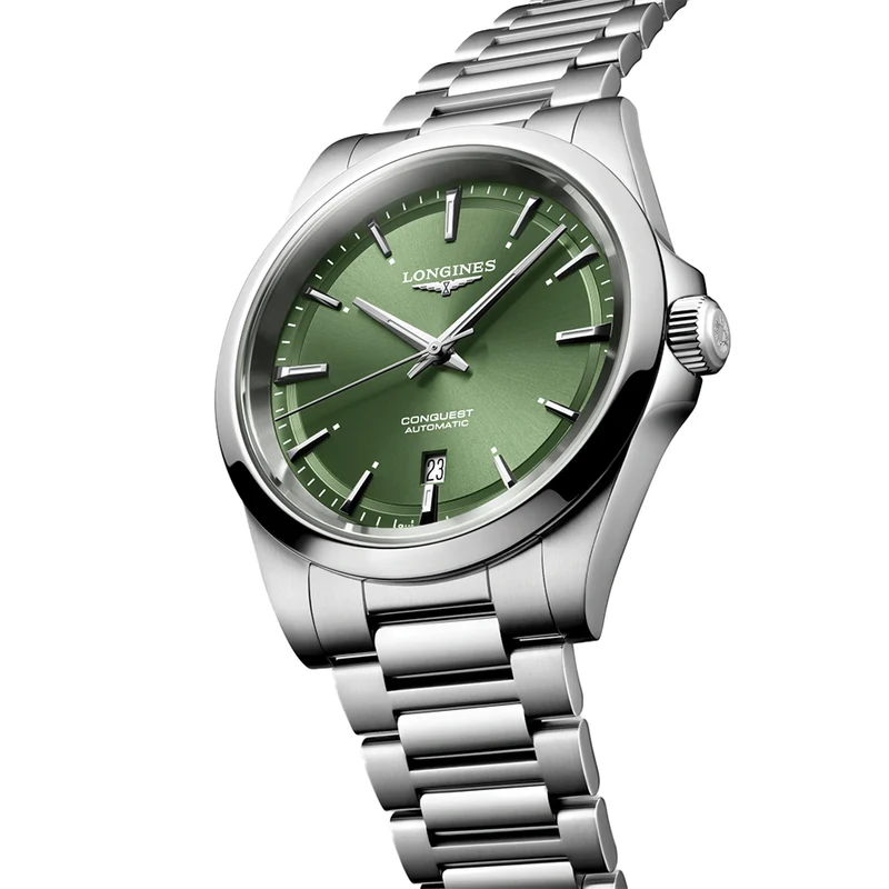 Conquest 41mm - Sunray Green on Bracelet