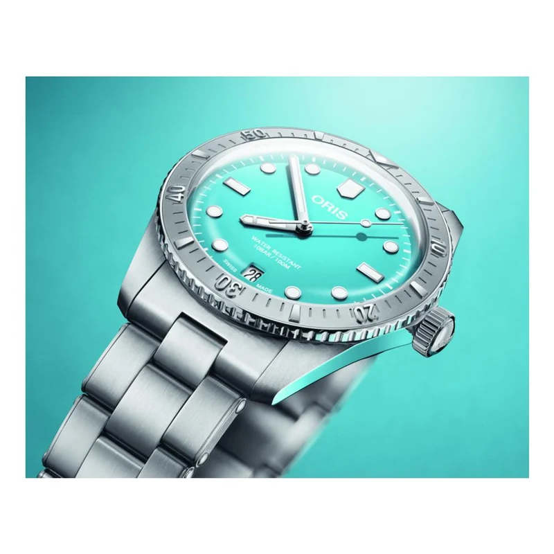 Divers Sixty‑Five 'Cotton Candy' 38mm - Blue on Bracelet
