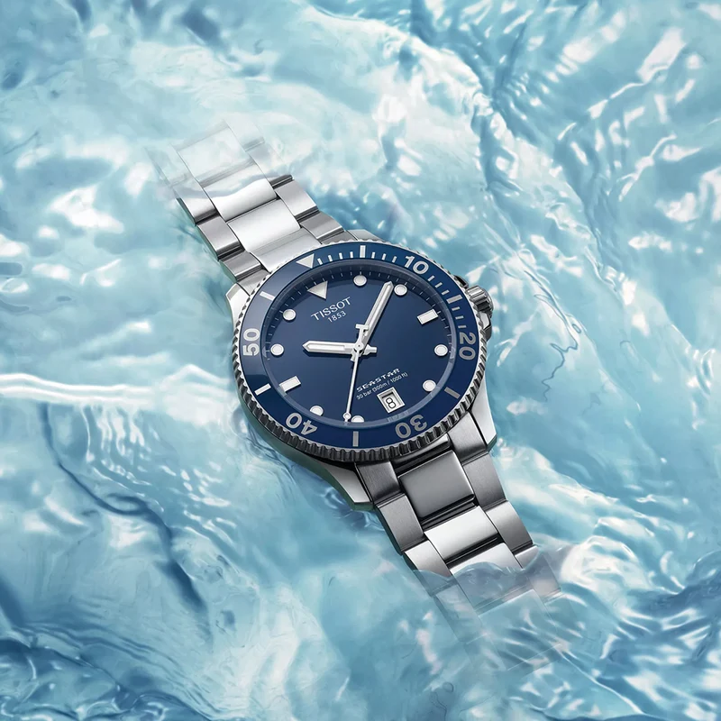 Seastar 1000 Powermatic 80 43mm - Blue on Bracelet