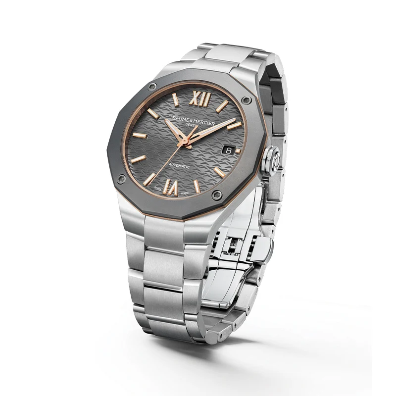 Riviera 10661 Automatic Titanium 36mm - Grey on Bracelet