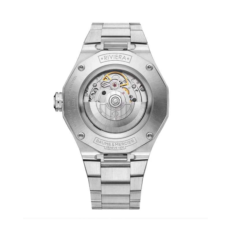 Riviera 10621 Automatic Date 42mm - Black on Bracelet