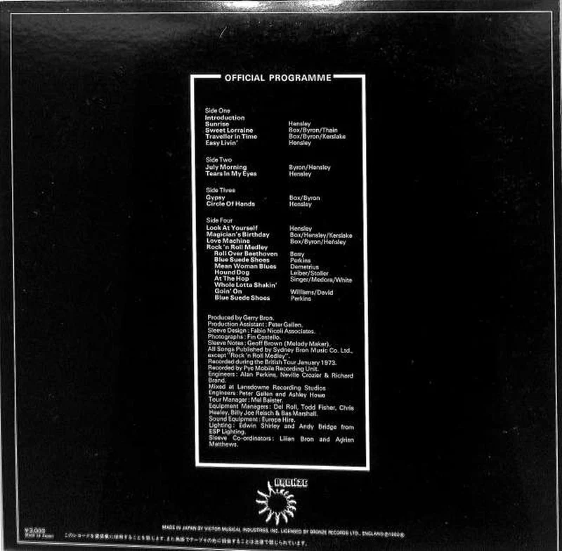 Victor Uriah Heap „Live“ VIP-5116/7