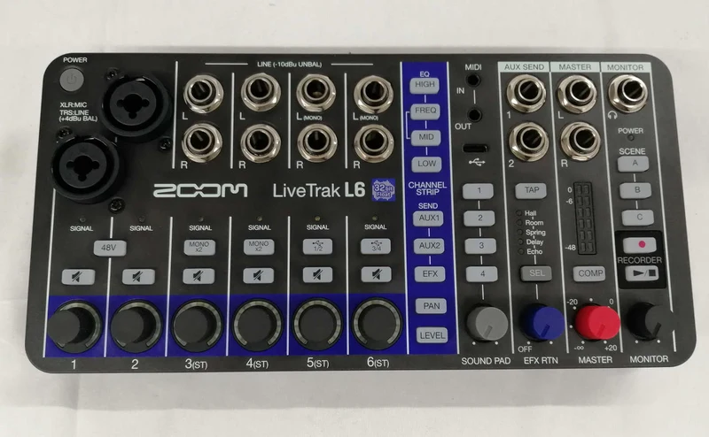 ZOOM Digitalmixer-Recorder LIVETRAK L6