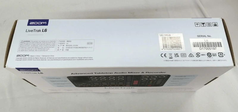 ZOOM Digitalmixer-Recorder LIVETRAK L6