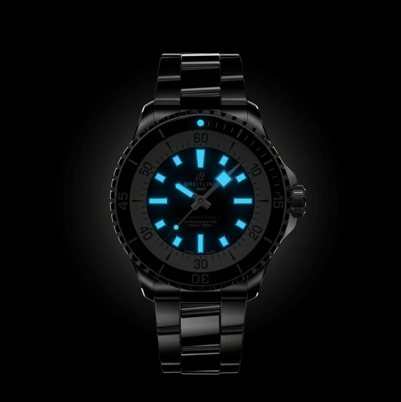 Superocean Automatic 42mm - Black on Bracelet