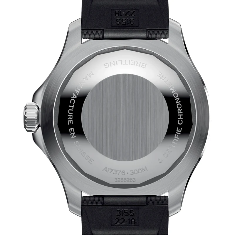 Superocean Automatic 44mm - Turquoise on Rubber Strap