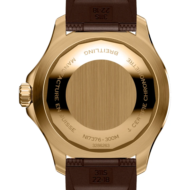 Superocean Automatic Bronze 44mm - Brown on Rubber Strap
