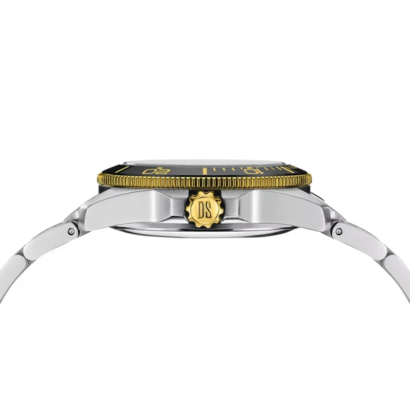DS Action Powermatic 80 34.5mm - Black, Mother-of-Pearl on Bracelet