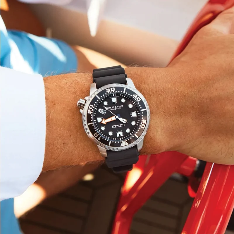 Promaster Diver 44mm - Black on Rubber Strap