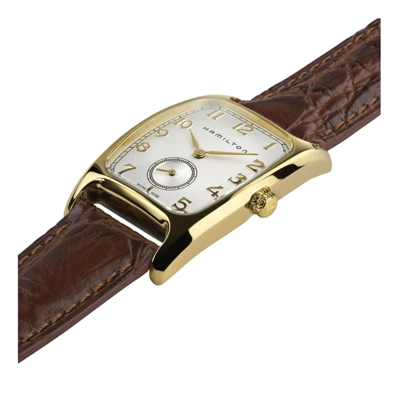 American Classic Boulton Quartz 32mm - White on Leather Strap