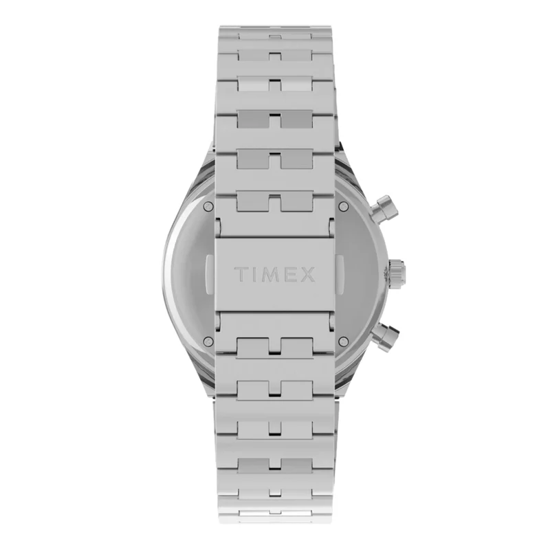 Q Timex Chronograph 40mm - Black on Bracelet
