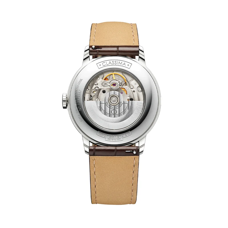 Classima 10214 Automatic 40mm - Silver on Leather Strap