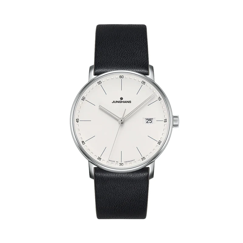 FORM Quartz 39.3mm - Silver on Leather Strap