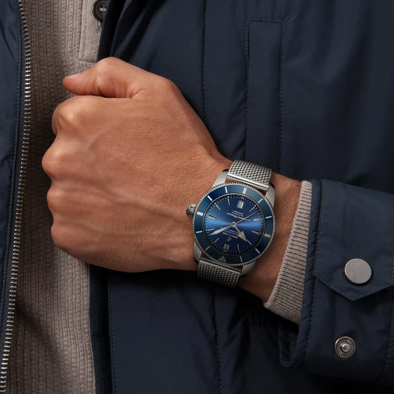 Superocean Heritage B20 Automatic 46mm - Blue on Bracelet