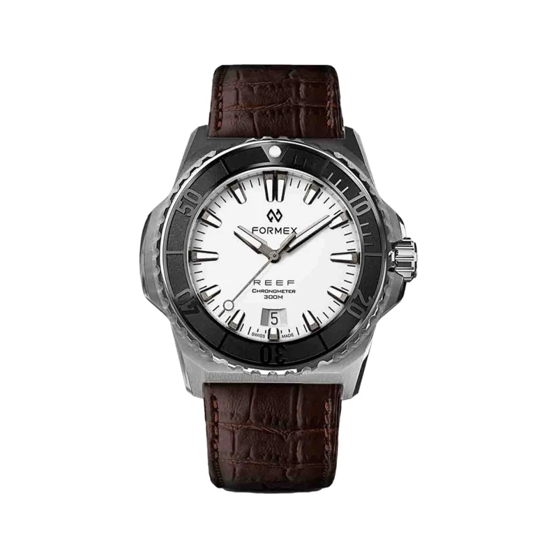 Baby REEF Automatic Chronometer COSC 300M 39.5mm - White