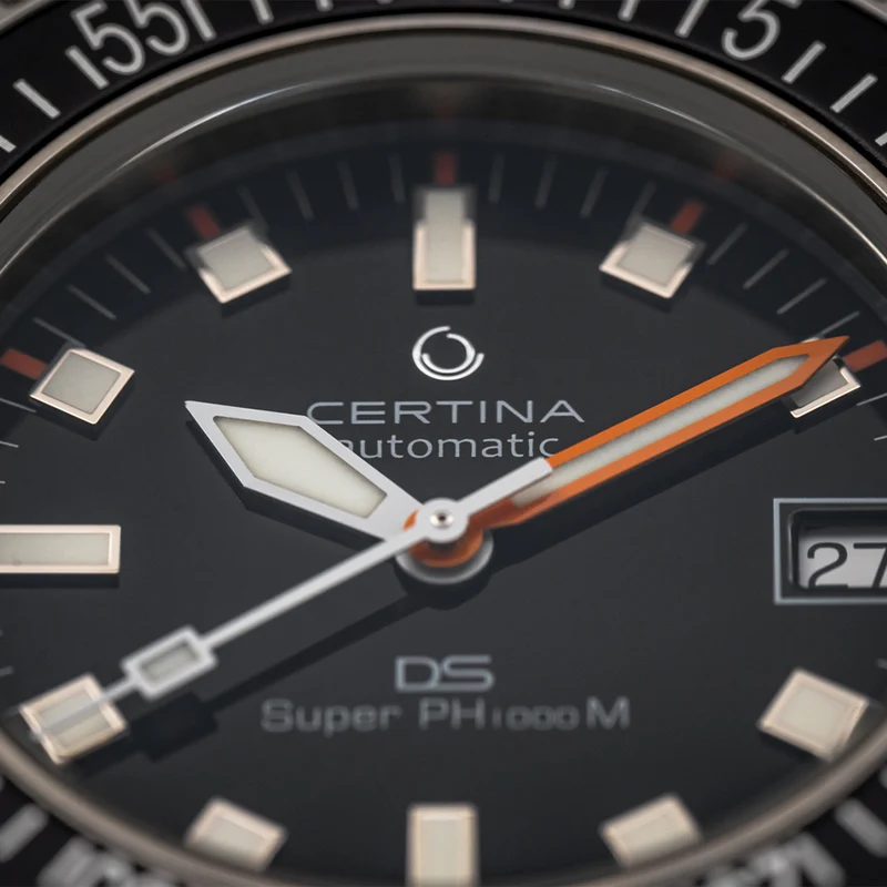 DS Super PH1000M 43.5mm - Black on Nylon Strap