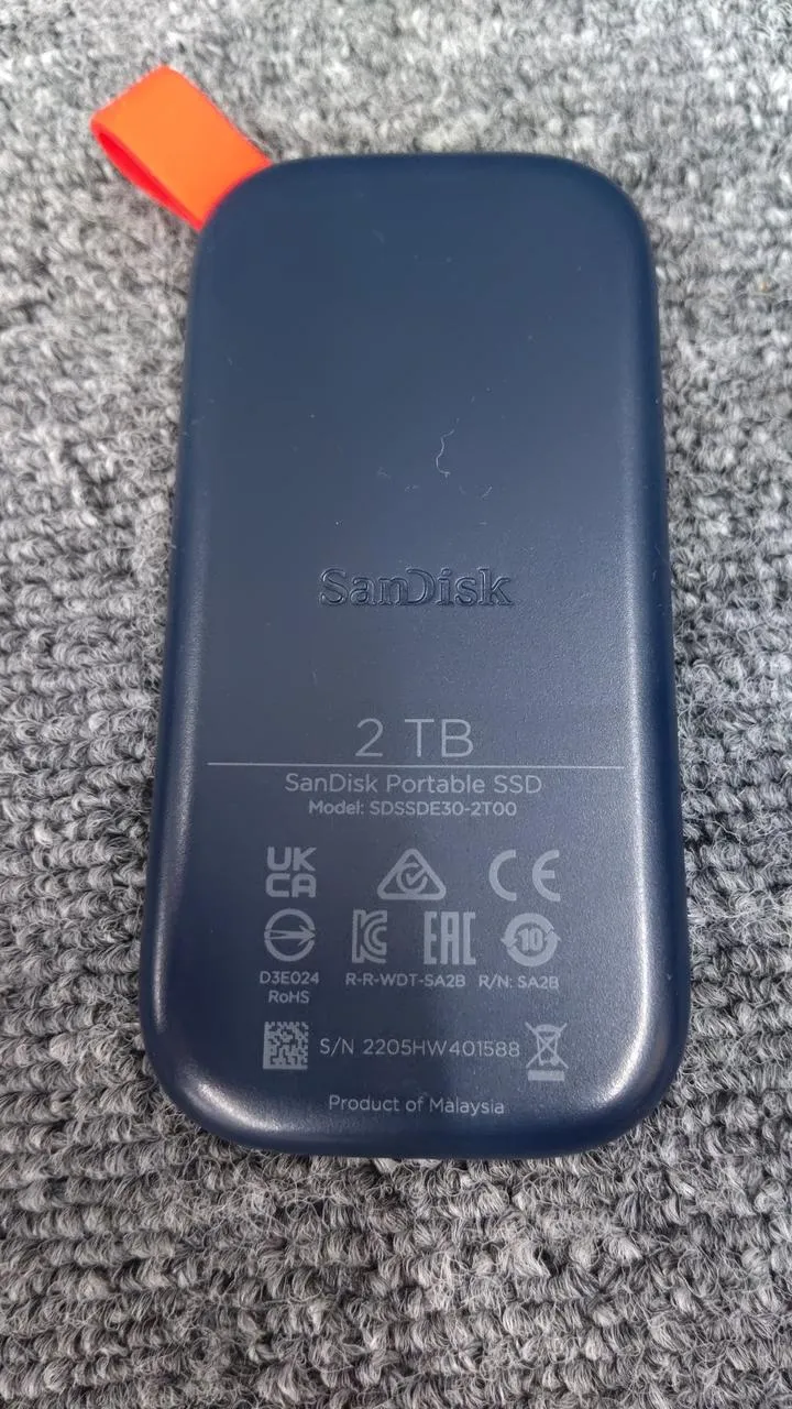 SANDISK Tragbare SSD SDSSDE30-2T00