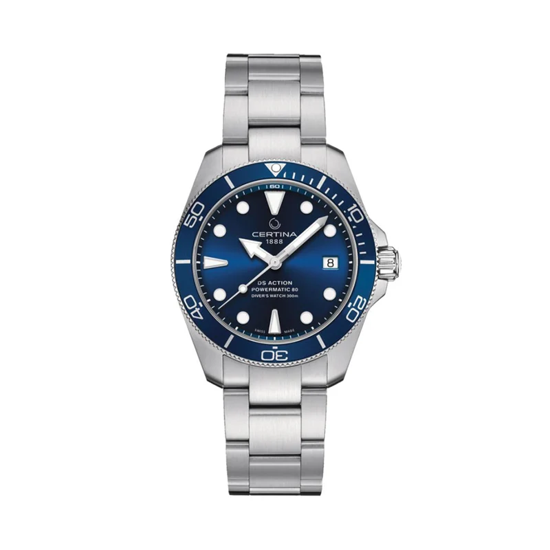 DS Action Diver Powermatic 80 38mm - Blue on Bracelet