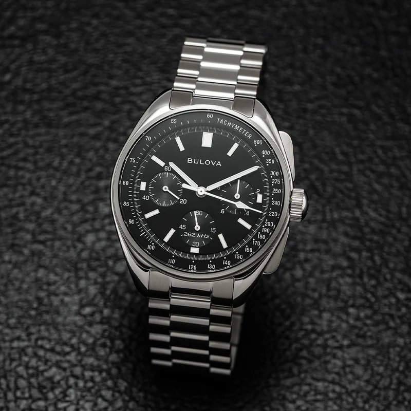 Lunar Pilot 43.5mm - Black on Bracelet