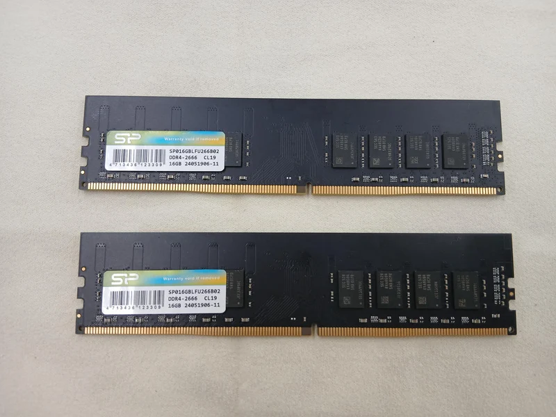 SILICON POWER PC Arbeitsspeicher DDR4 16GB×2 SP016GBLFU266B02