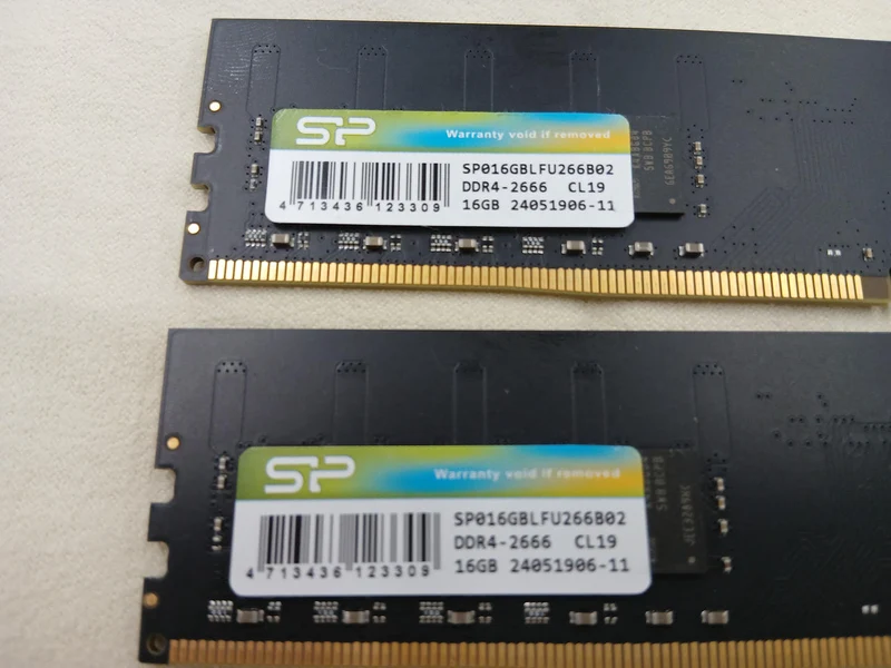 SILICON POWER PC Arbeitsspeicher DDR4 16GB×2 SP016GBLFU266B02