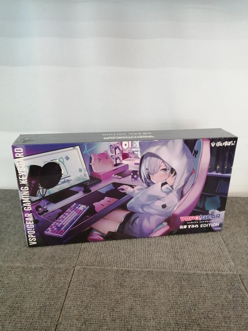 VSPO! GEAR Gaming-Tastatur Sumire Hana Bud EDITION