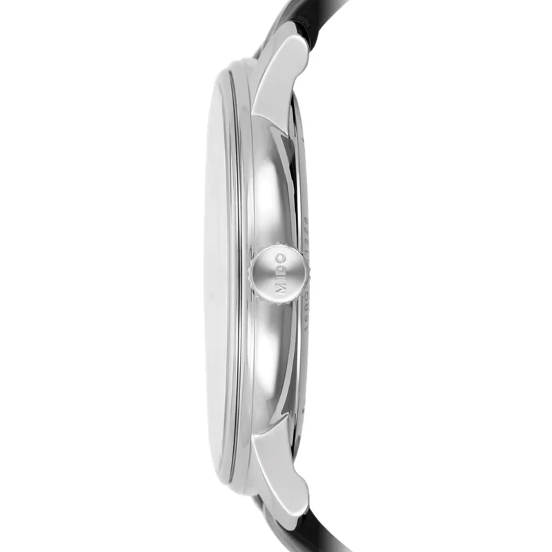 Baroncelli Heritage Gent 39mm - White on Leather Strap