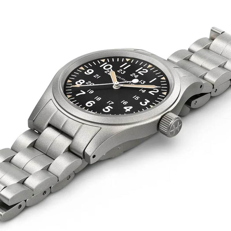Khaki Field Mechanical 38mm - Black on Bracelet