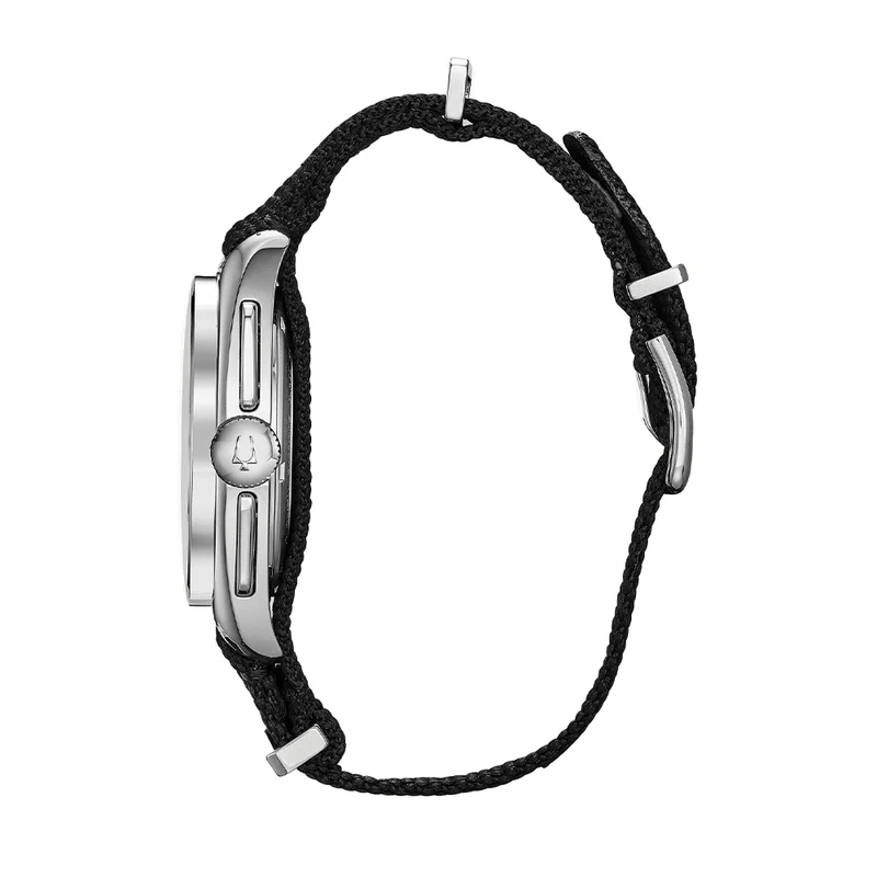 Lunar Pilot 45mm - Black on One-Piece Strap