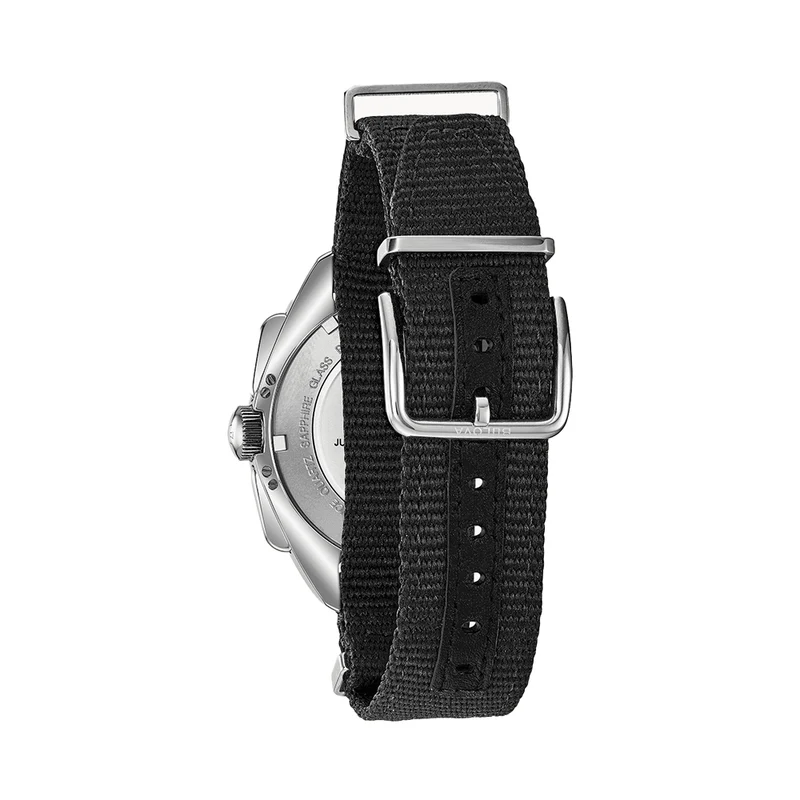 Lunar Pilot 45mm - Black on One-Piece Strap