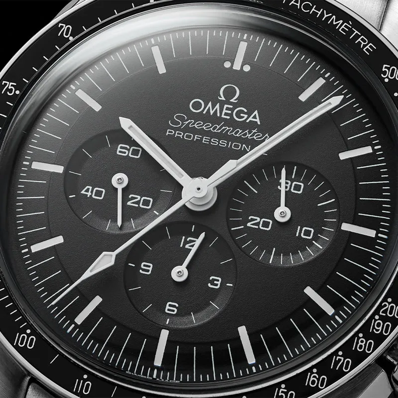 Speedmaster Moonwatch Professional Hesalite 42mm - Black on Bracelet